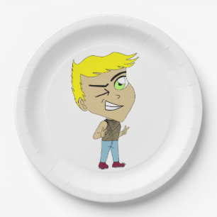 Plato De Papel chibi