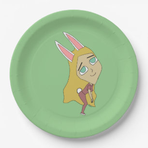 Plato De Papel chibi bunnygirl