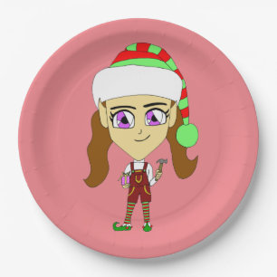 Plato De Papel chibi elf