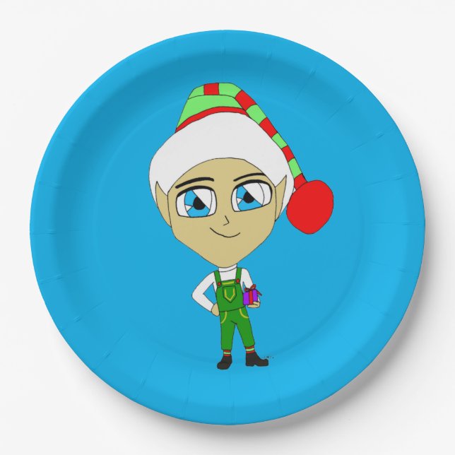 Plato De Papel chibi elf (Anverso)