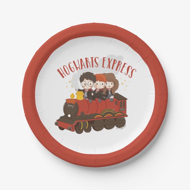 Plato De Papel Chibi HOGWARTS EXPRESS™ Ride (Anverso)