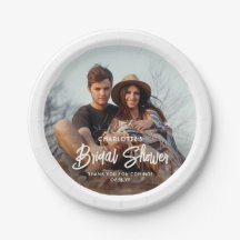 Chic Moderno Guion y Foto Minimalista Despedida de