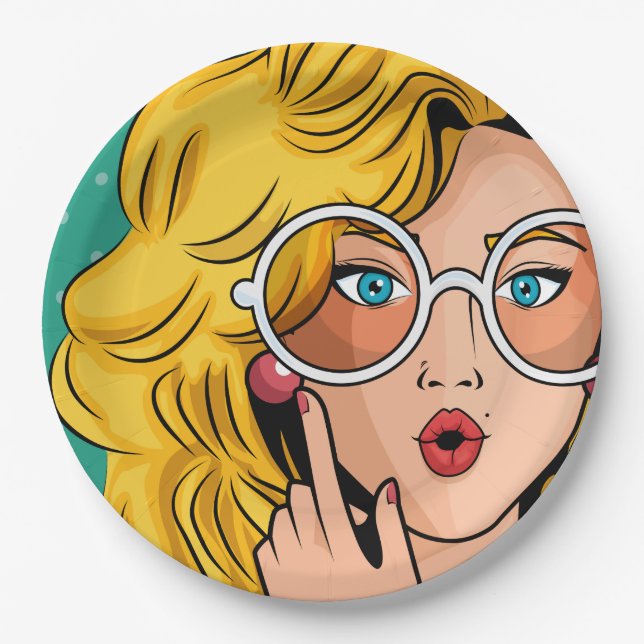 Plato De Papel Chica #1 (Anverso)