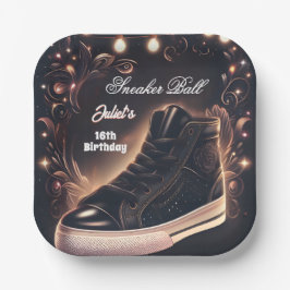 Plato De Papel Chica de zapatos de Moda Step Sweet 16 Sneaker Bal