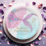 Plato De Papel Chica del Fiesta de la piscina de escisiones de si<br><div class="desc">(H) ¡Una invitación divertida para tu fiesta de cumpleaños! cómodamente PERSONALIZAR este diseño con sus detalles! æSi necesita coordinar ARTÍCULOS DE COINCIDENCIA, por favor compruebe nuestra colección o tienda de correspondencia. ¿Tiene alguna pregunta sobre nuestros diseños o si no encuentra lo que está buscando, por favor contáctenos: designmypartystudio@gmail.com. 6.º tentativa...</div>