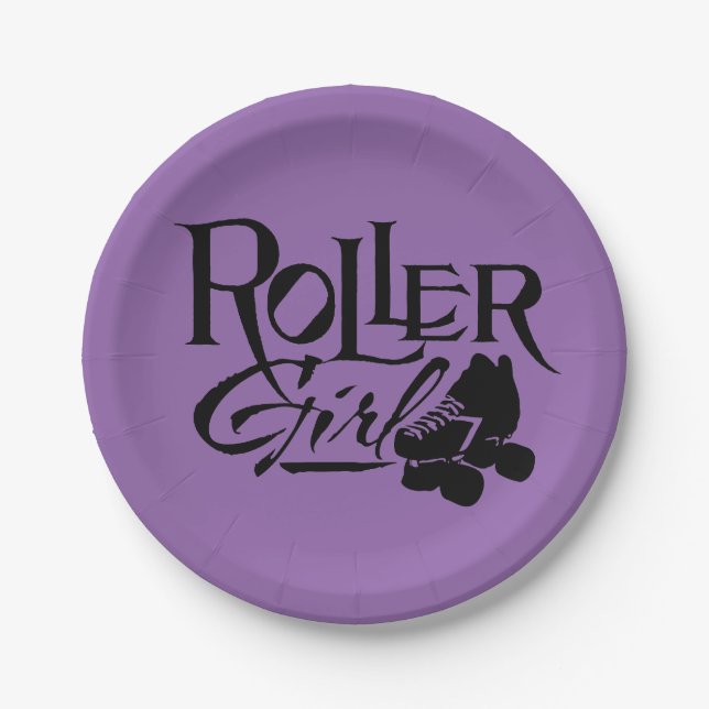 Plato De Papel Chica del rodillo, rodillo Derby (Anverso)