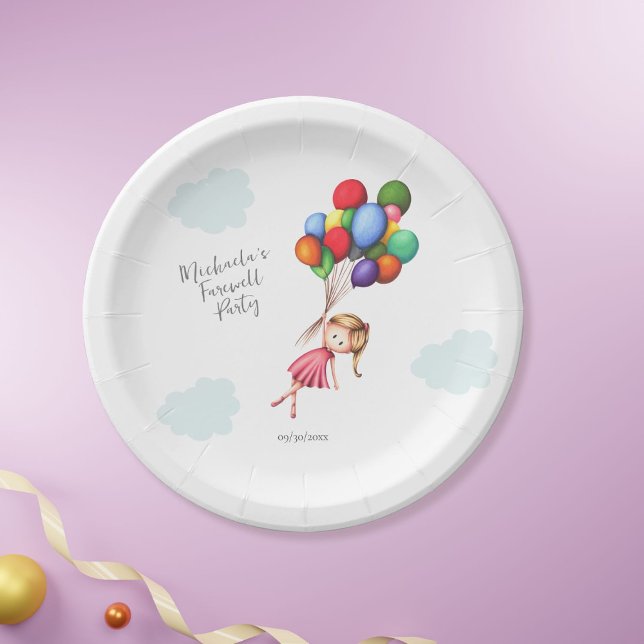 Plato De Papel Chica dulce lindo con suministros de Fiesta de glo (Subido por el creador)