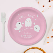 Chica Rosa Fantasma Pequeño Boo Halloween Baby Sho