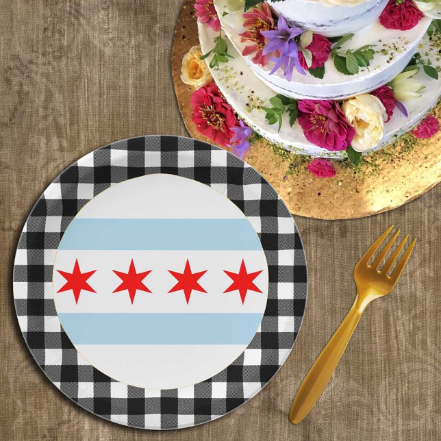 Plato De Papel Chicago Plate, plataforma de búfalos USA & Chicago (Subido por el creador)
