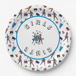 Plato De Papel Chicas