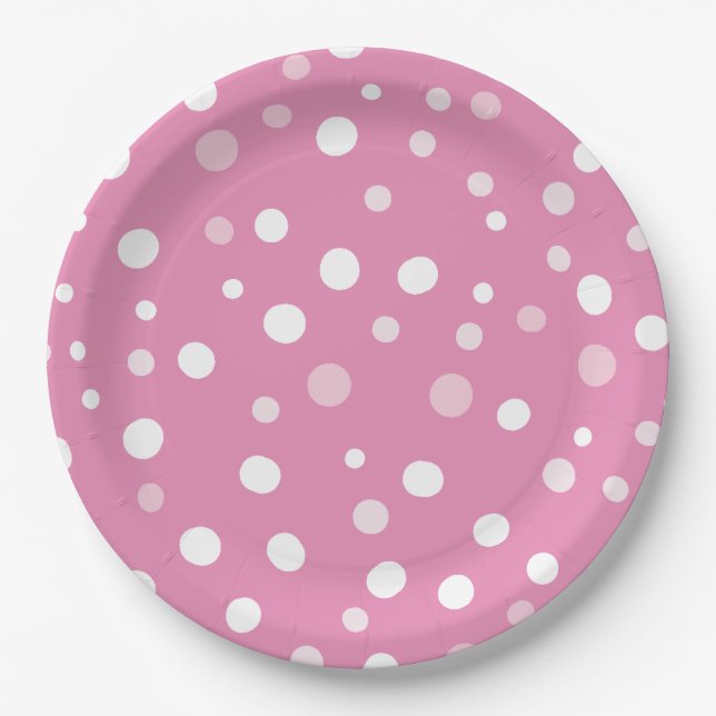 Plato De Papel Chicas bebe está frío fuera de la placa de papel d (Anverso)