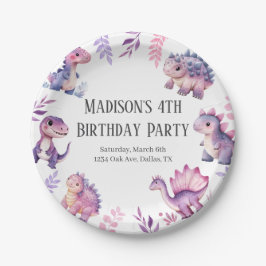 Plato De Papel Chicas celebran fiesta de cumpleaños temática de d