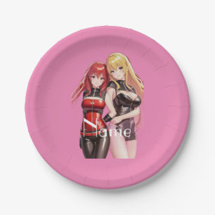 Plato De Papel Chicas Cuadros Anime Thunder_Cove