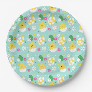 Plato De Papel Chicas de primavera