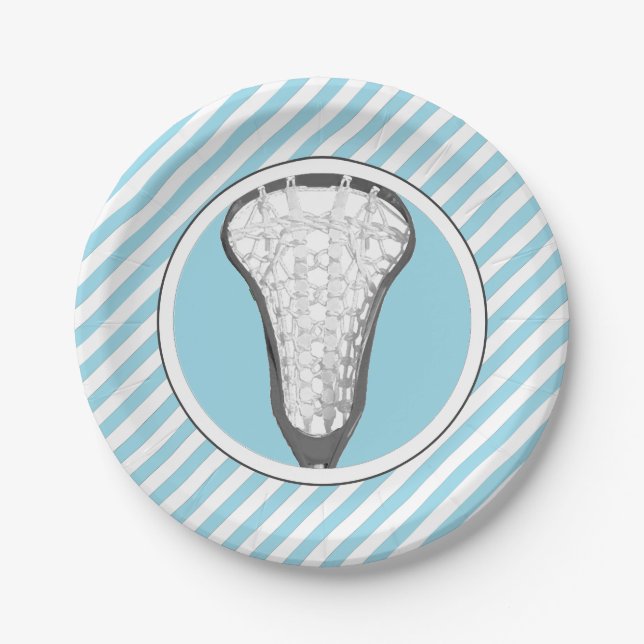 Plato De Papel Chicas Lacrosse (Anverso)