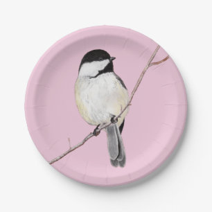 Plato De Papel Chickadee