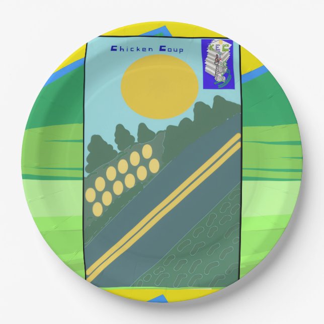 Plato De Papel Chicken Coup  (Anverso)