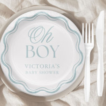 Chico Elegante Minimalista Fiesta de Baby Shower