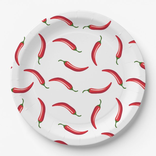 Plato De Papel Chilipeppar (Anverso)