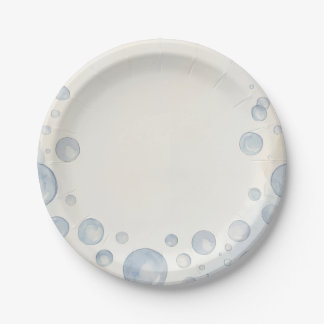 Plato De Papel Chimenea de Bebé Bajo el Mar