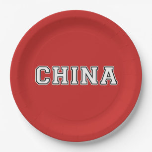 Plato De Papel China