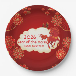 Plato De Papel Chinese New Year