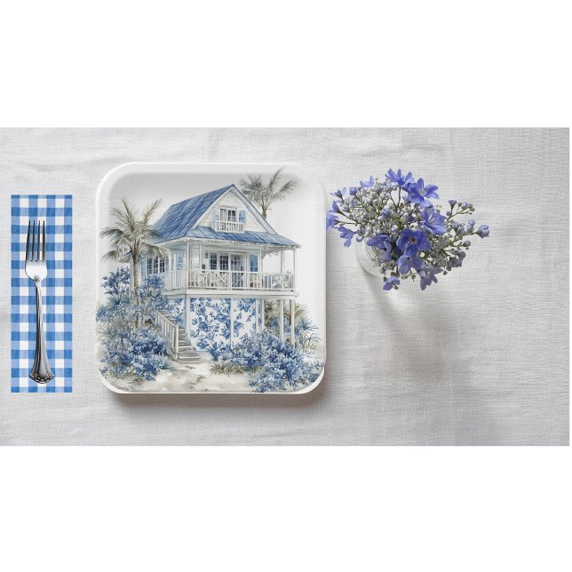 Plato de papel Chinoiserie (Subido por el creador)