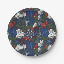 Plato De Papel Chinoiserie Cheer