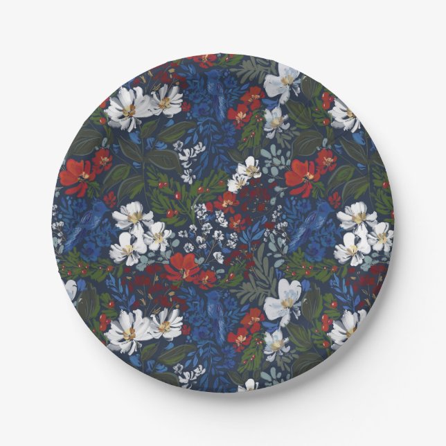 Plato De Papel Chinoiserie Cheer (Anverso)