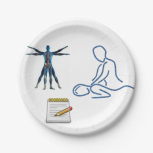Plato De Papel Chiropractor de las placas de papel