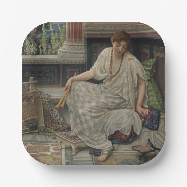 Plato De Papel Chloe (por Edward Poynter) (Anverso)