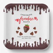 Chocolate Fondue Fiesta Strawberry Hearts Cumpleañ
