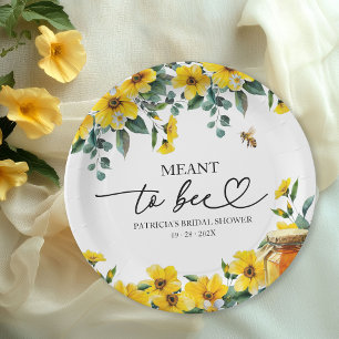 Plato De Papel Chorreo Nupcial Meant To Bee