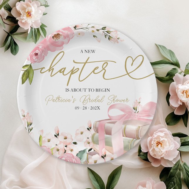 Plato De Papel Chorro de Novia de A New Chapter Books (Subido por el creador)