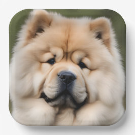 Plato De Papel Chow Chow
