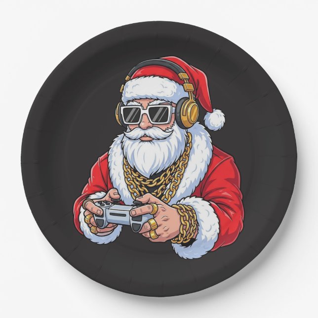 Plato De Papel Christmas (Anverso)