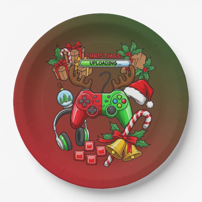 Plato De Papel Christmas (Anverso)