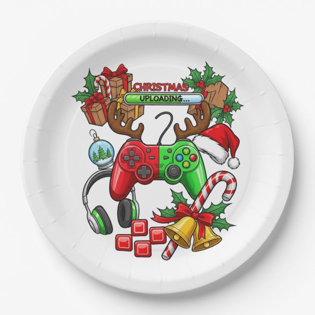 Plato De Papel Christmas (Anverso)