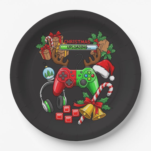 Plato De Papel Christmas (Anverso)