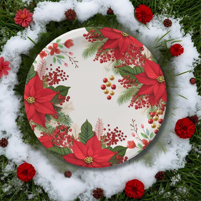 Plato De Papel Christmas baby shower festive   (Subido por el creador)