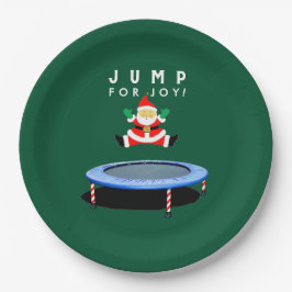 Plato De Papel Christmas Holiday Party Trampoline
