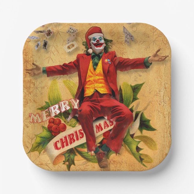 Plato De Papel Christmas Joke (Anverso)