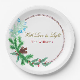 Plato De Papel Christmas Paper Plates – Party Table Style