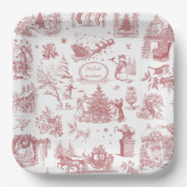 Plato De Papel Christmas Party Chinoiserie