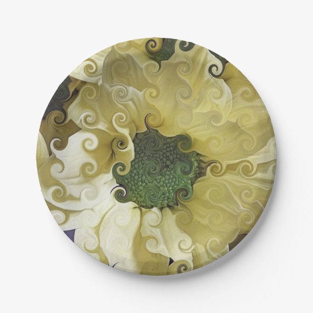 PLATO DE PAPEL CHRYSANTHEMUM (Anverso)