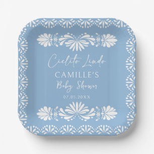 Plato De Papel Cielito lindo Baby Shower mexicano