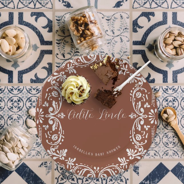 Plato De Papel Cielito Lindo Papel mexicano Picado Talavera (Subido por el creador)