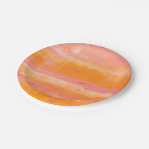 Plato De Papel Cielo del Caribe