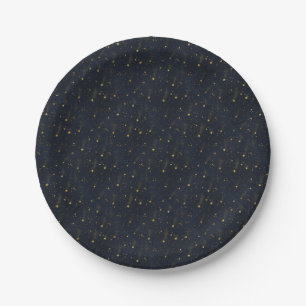 Plato De Papel Cielo nocturno