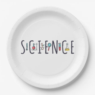 Plato De Papel Ciencia